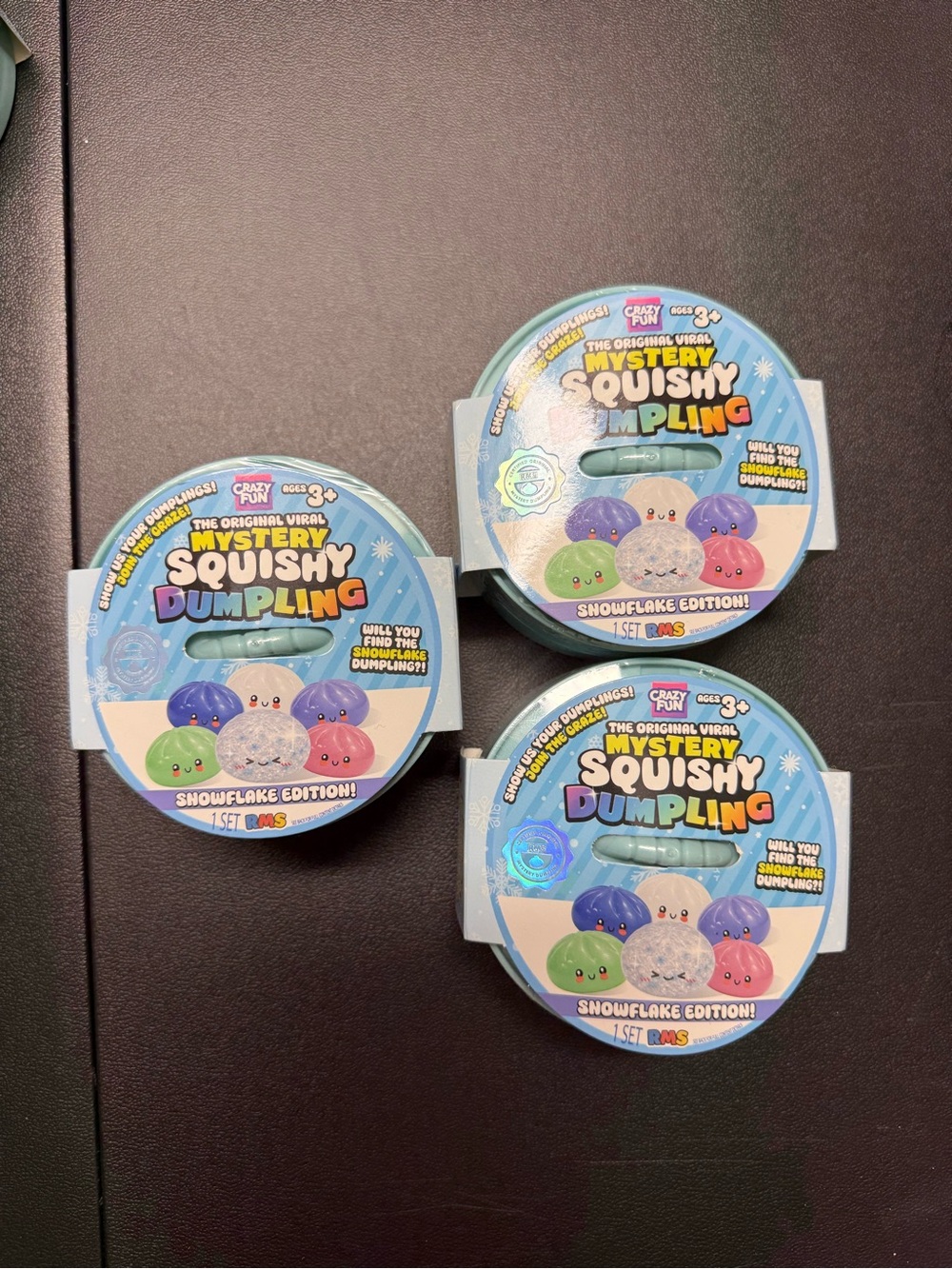 Mystery Squishy Dumpling Snowflake Edition - hobby lobby